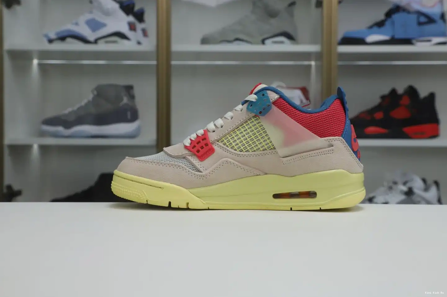 'GUAVA X UNION AIR ICE' JORDAN 4 LA RETRO Kimikick 0505